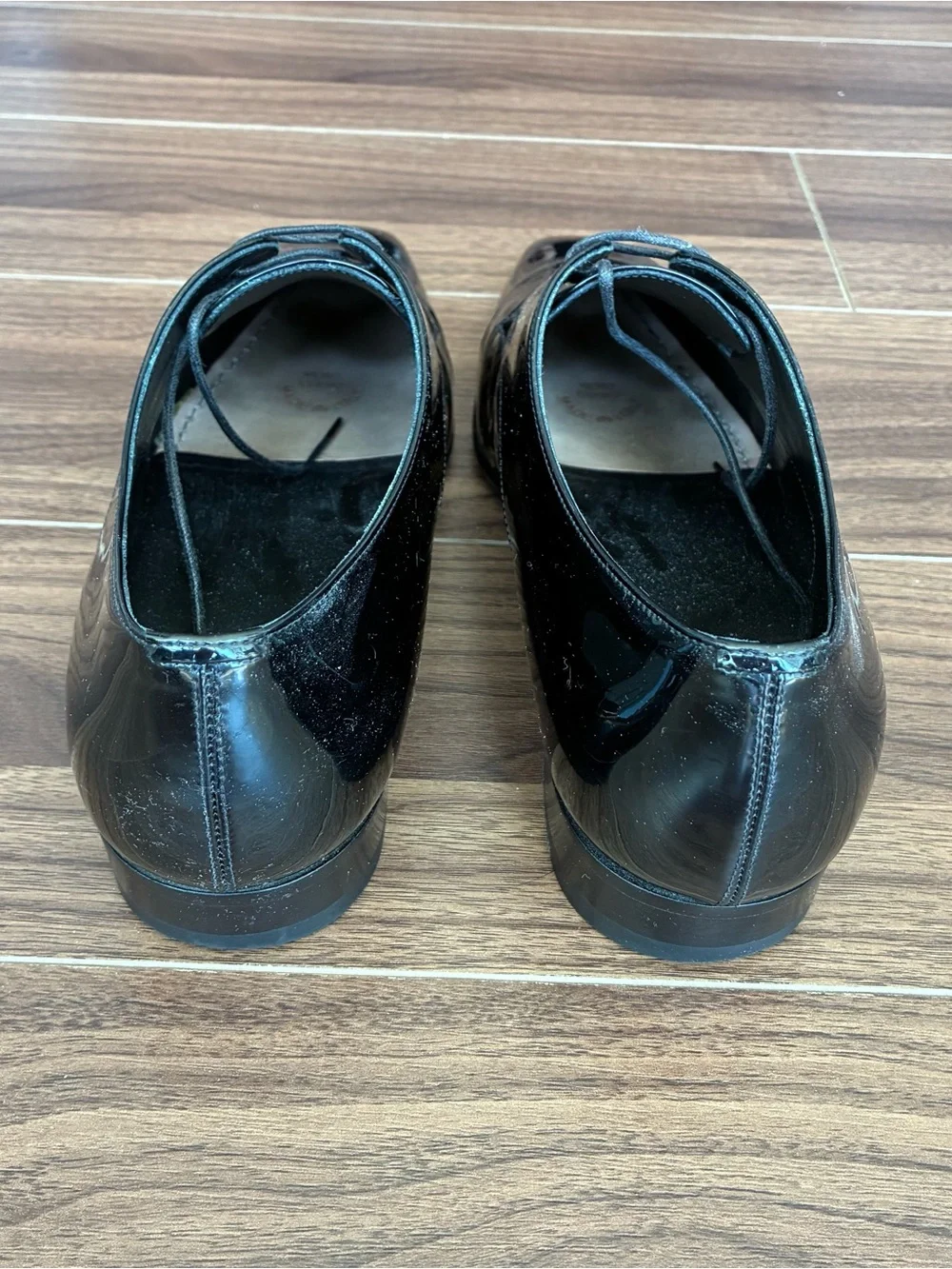 Saint Laurent Men’s Gabriel Derby, Size 41, Patent Leather